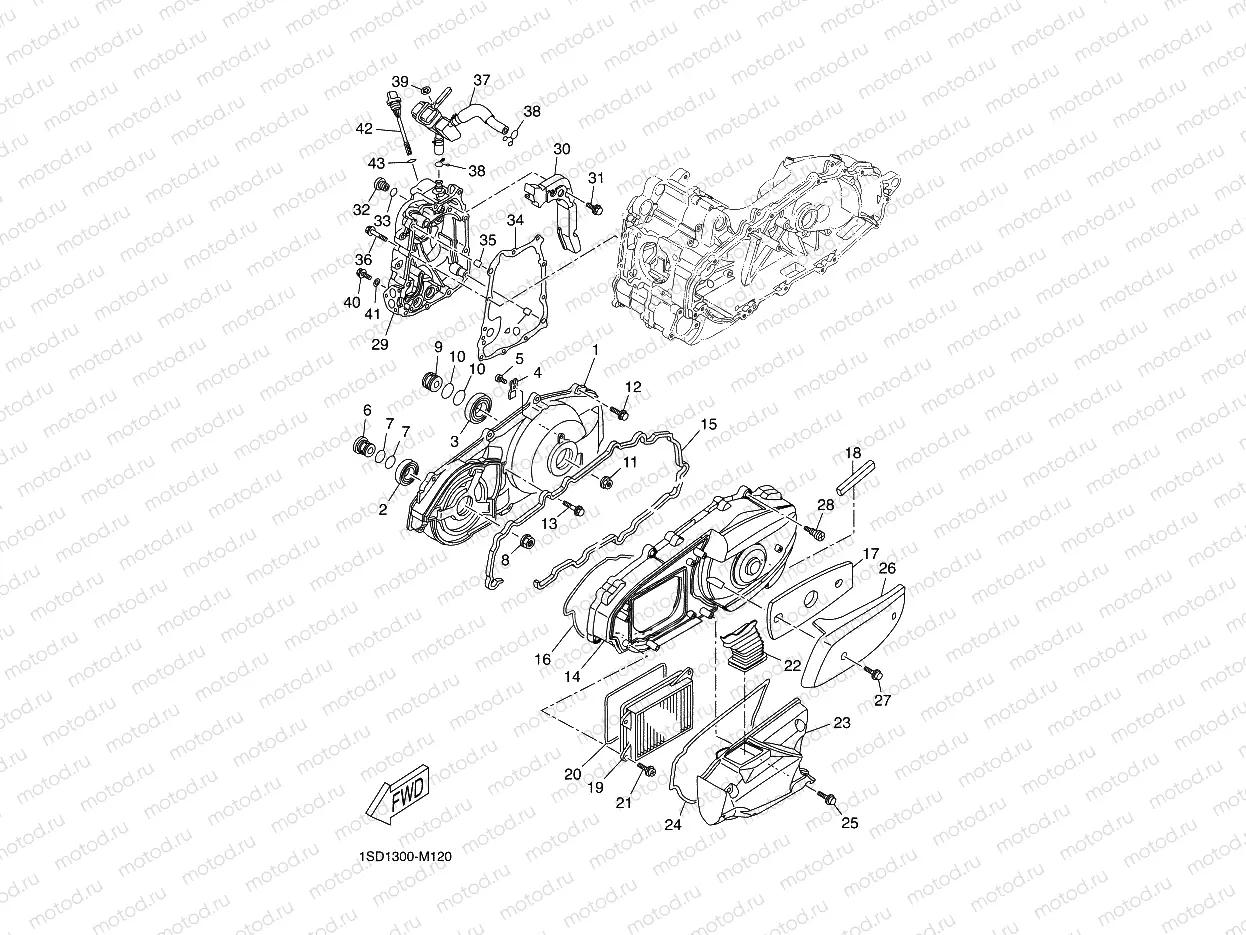CRANKCASE COVER 1