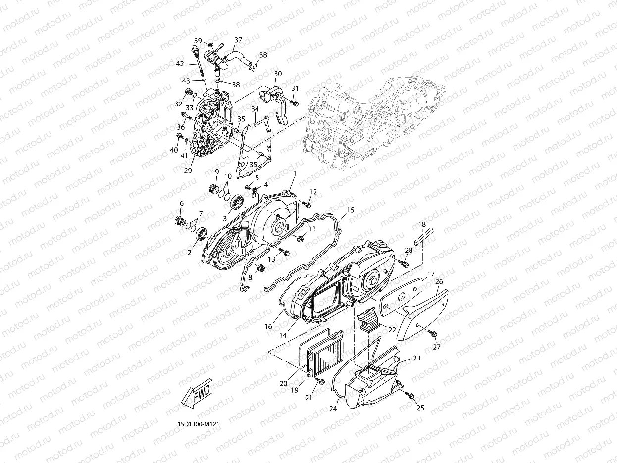 CRANKCASE COVER 1