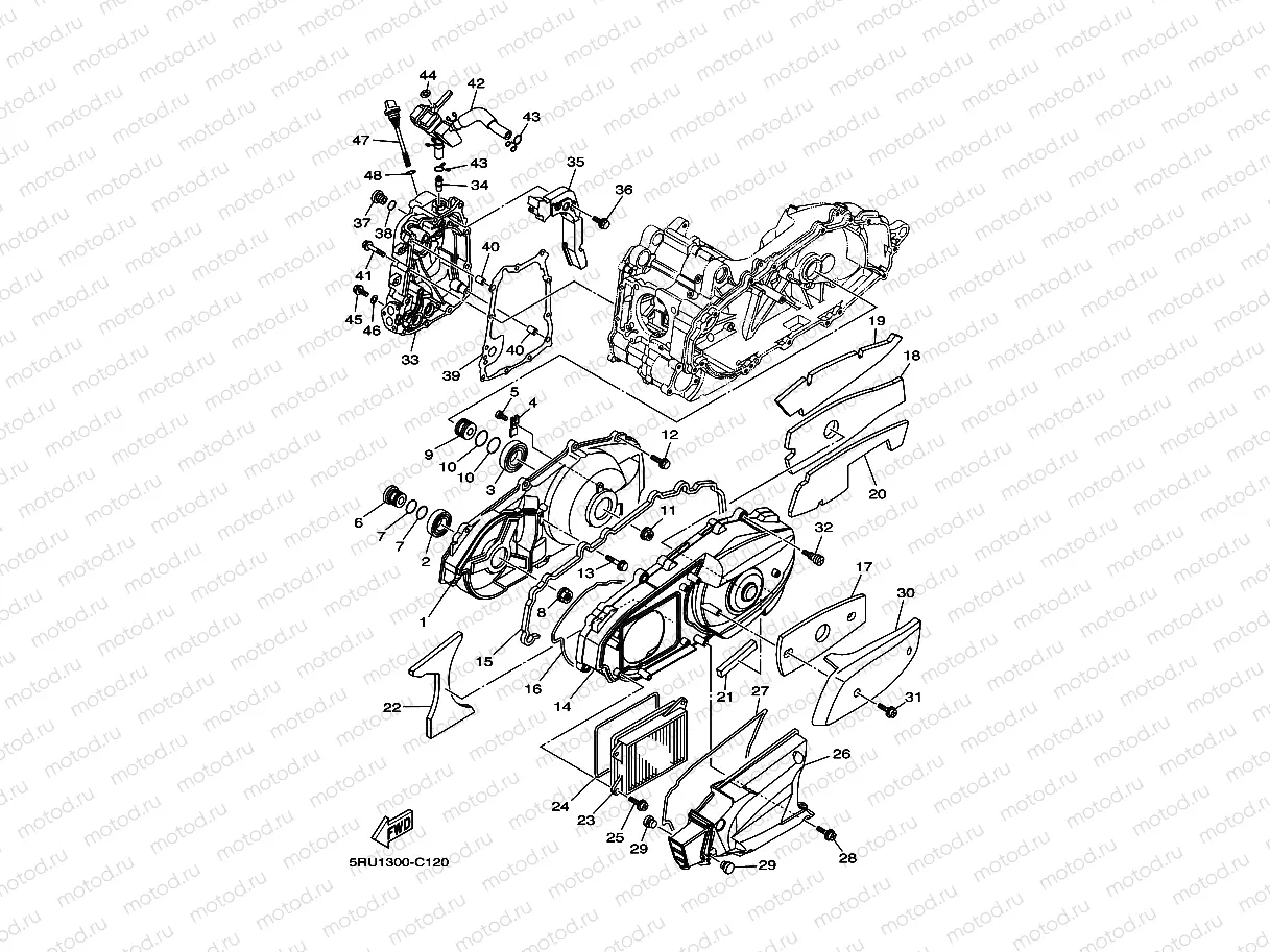 CRANKCASE COVER 1
