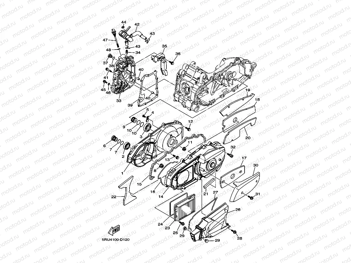 CRANKCASE COVER 1