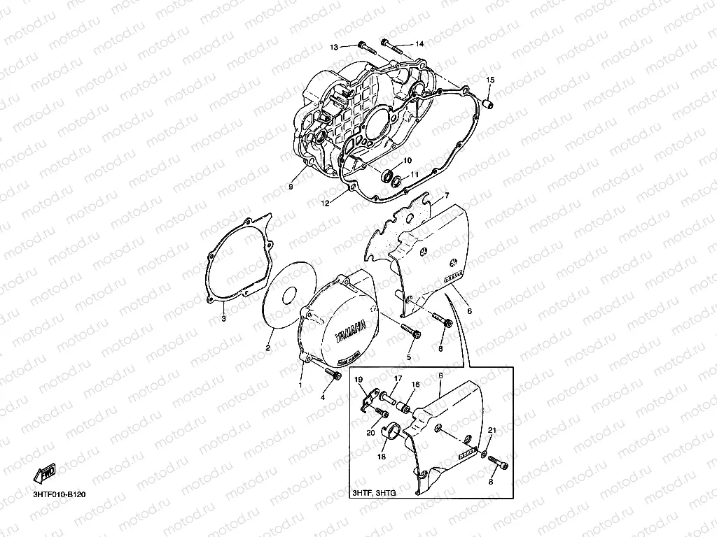 Crankcase cover 1
