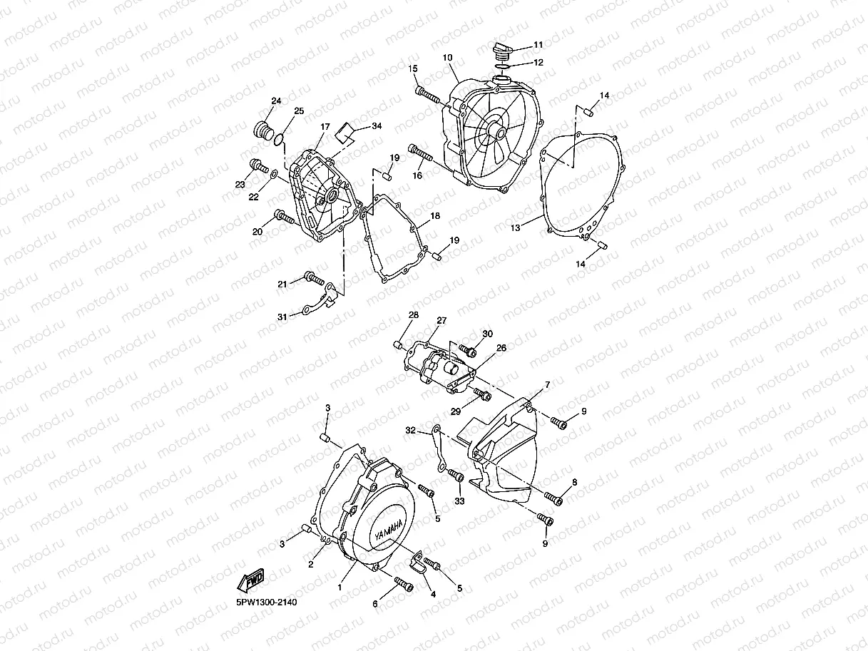 CRANKCASE COVER 1
