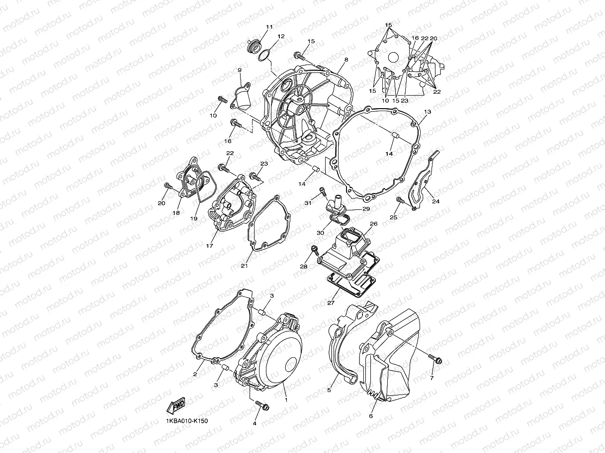 CRANKCASE COVER 1