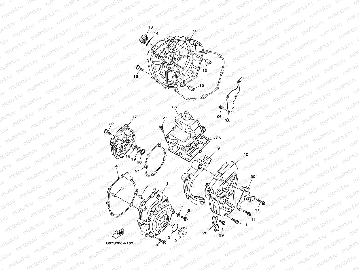 CRANKCASE COVER 1