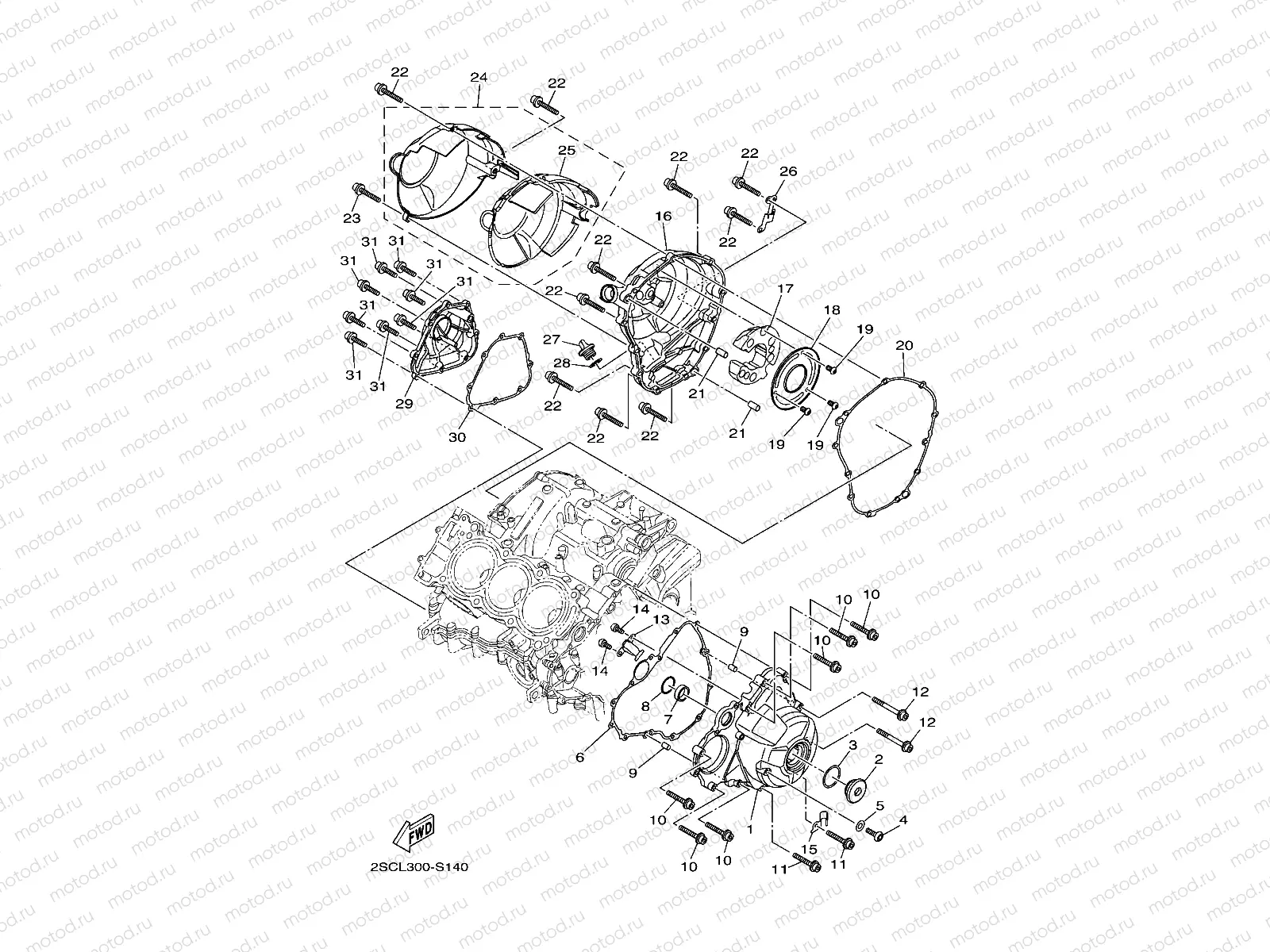 CRANKCASE COVER 1