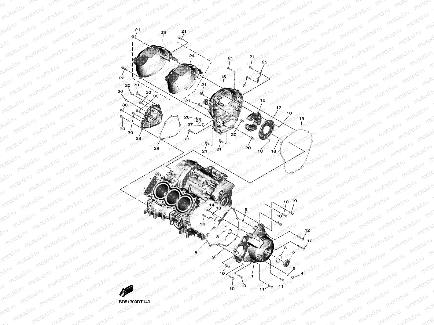 CRANKCASE COVER 1