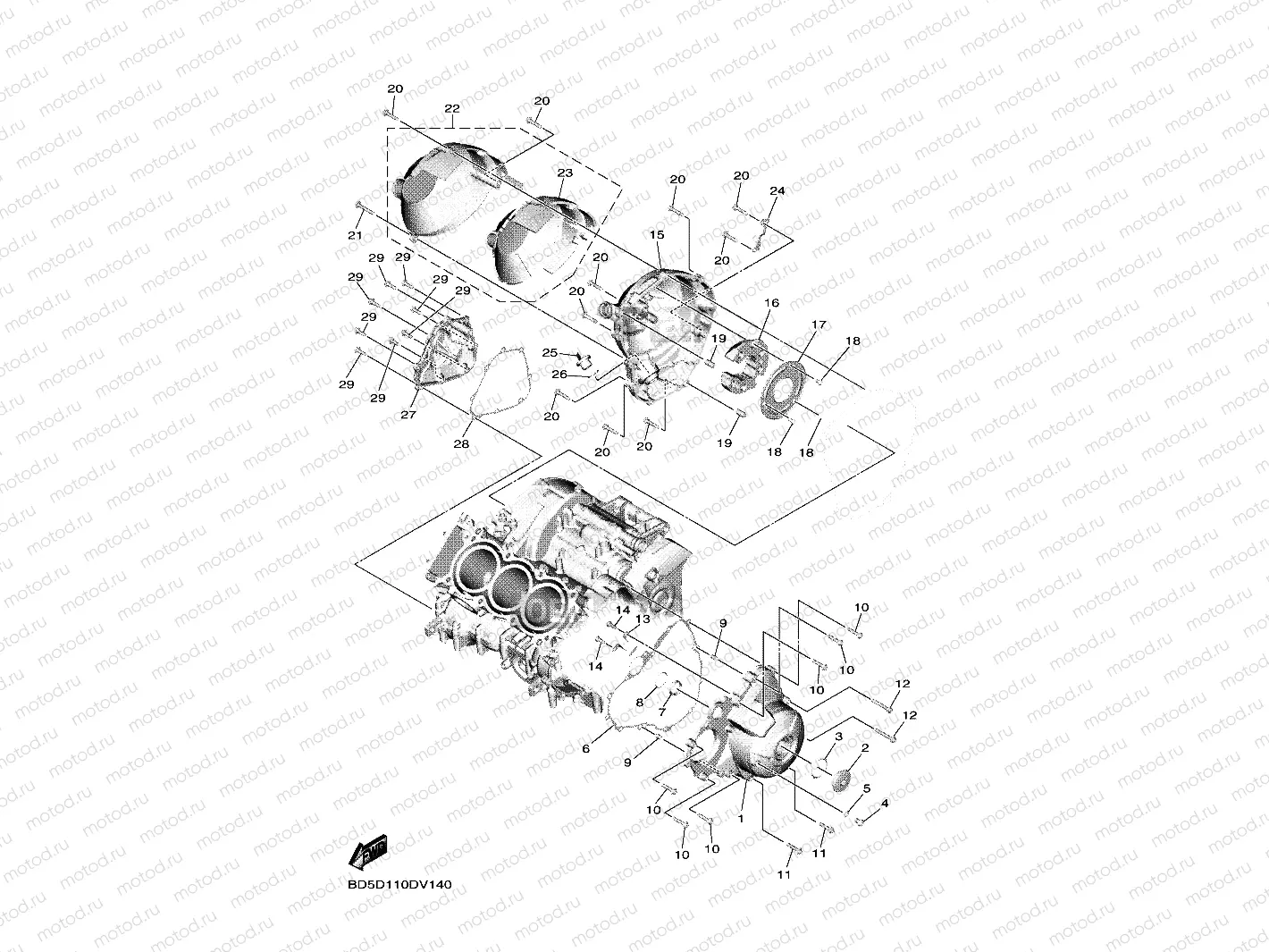 CRANKCASE COVER 1
