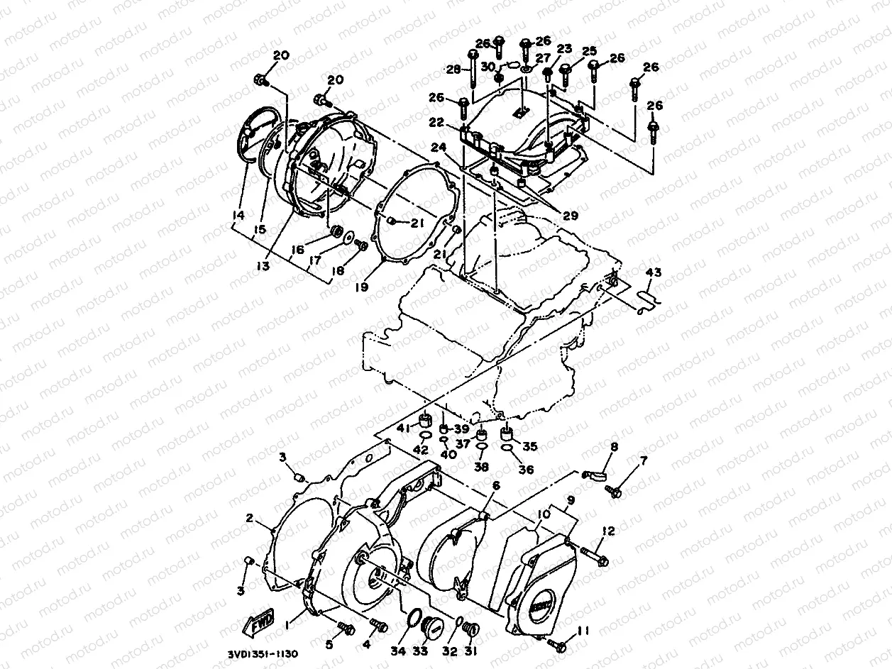CRANKCASE COVER 1