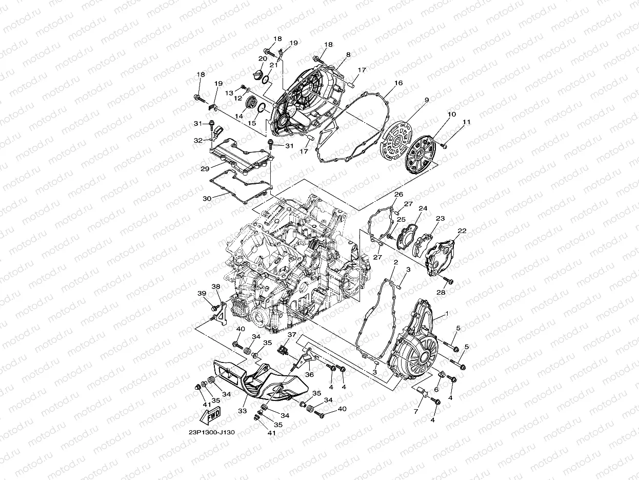 CRANKCASE COVER 1