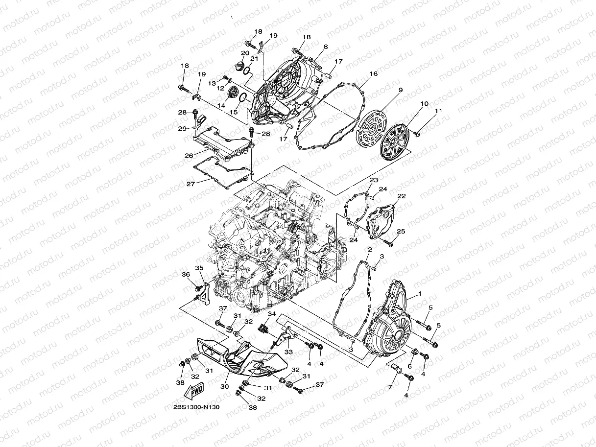 CRANKCASE COVER 1