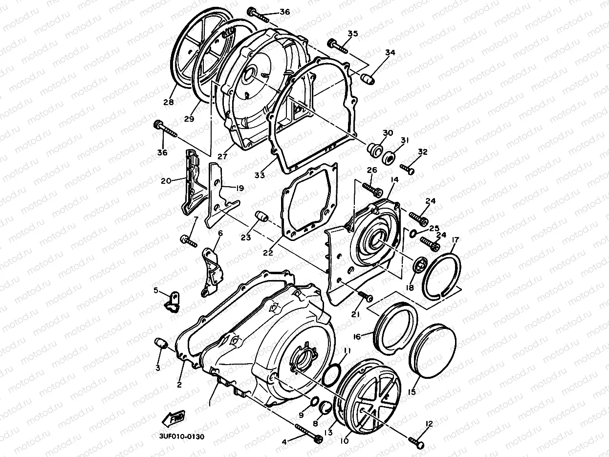 Crankcase cover 1