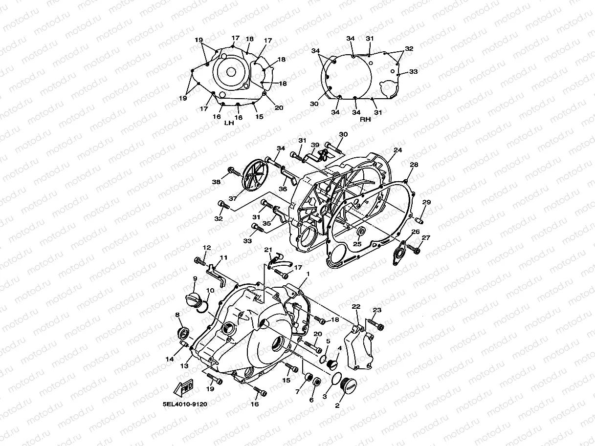 Crankcase cover 1