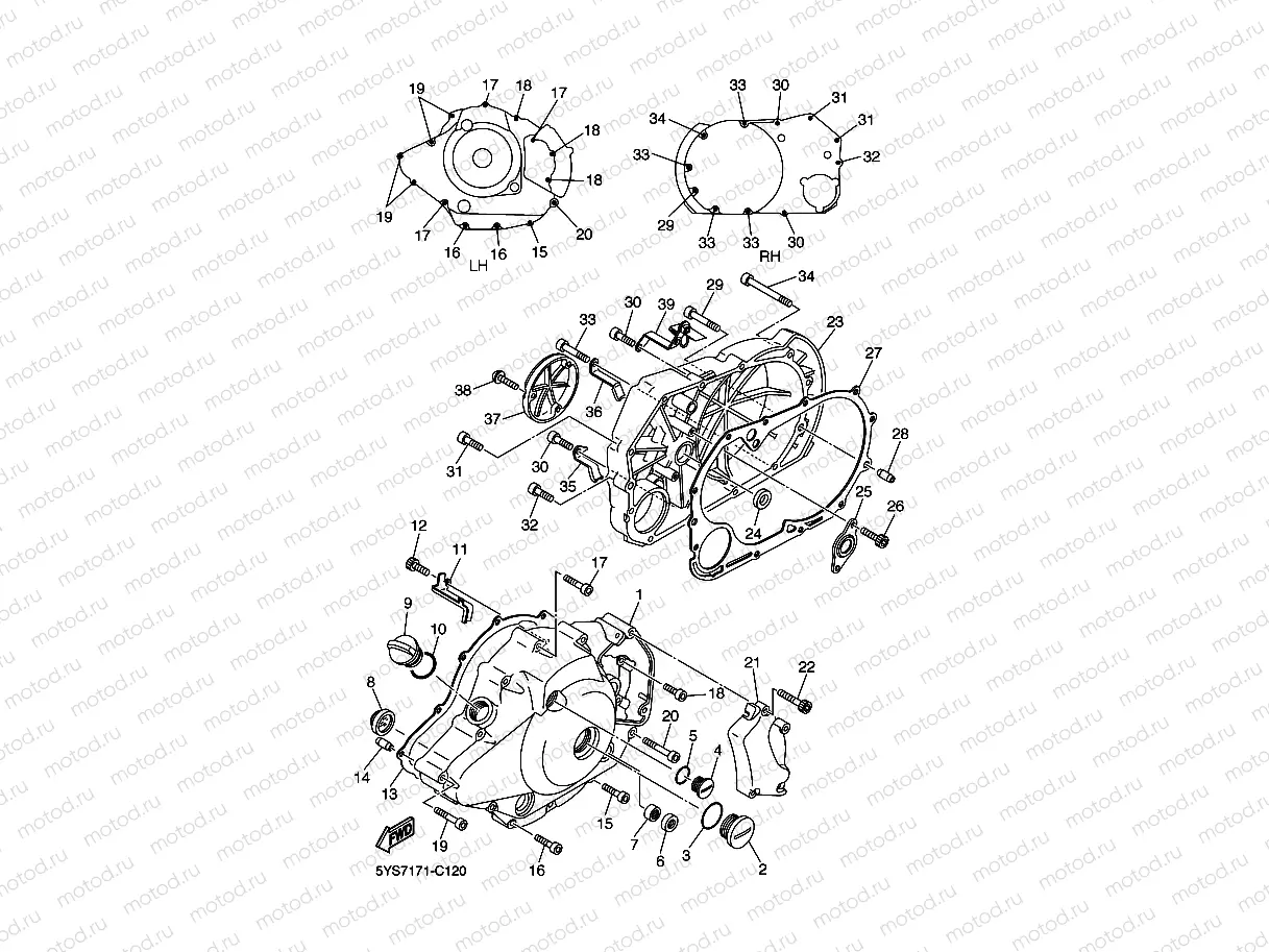 Crankcase cover 1