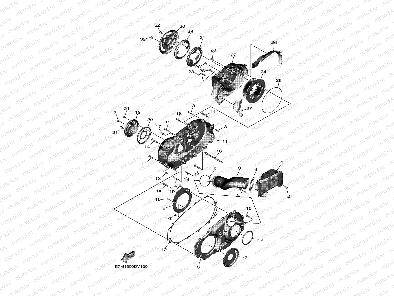 CRANKCASE COVER 2
