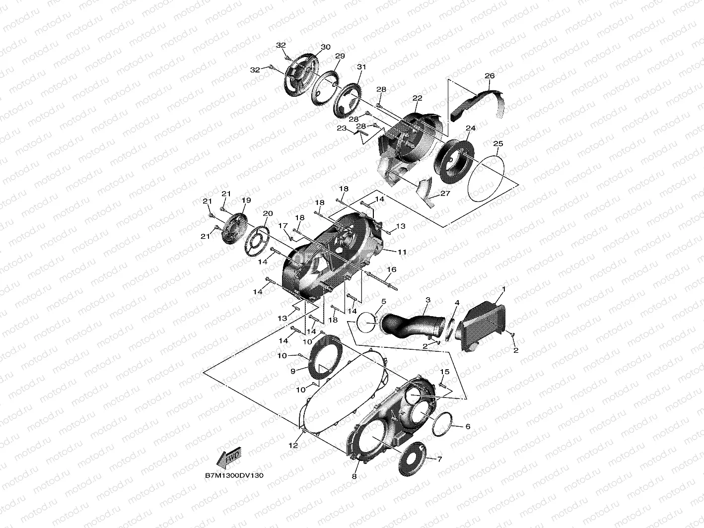 CRANKCASE COVER 2