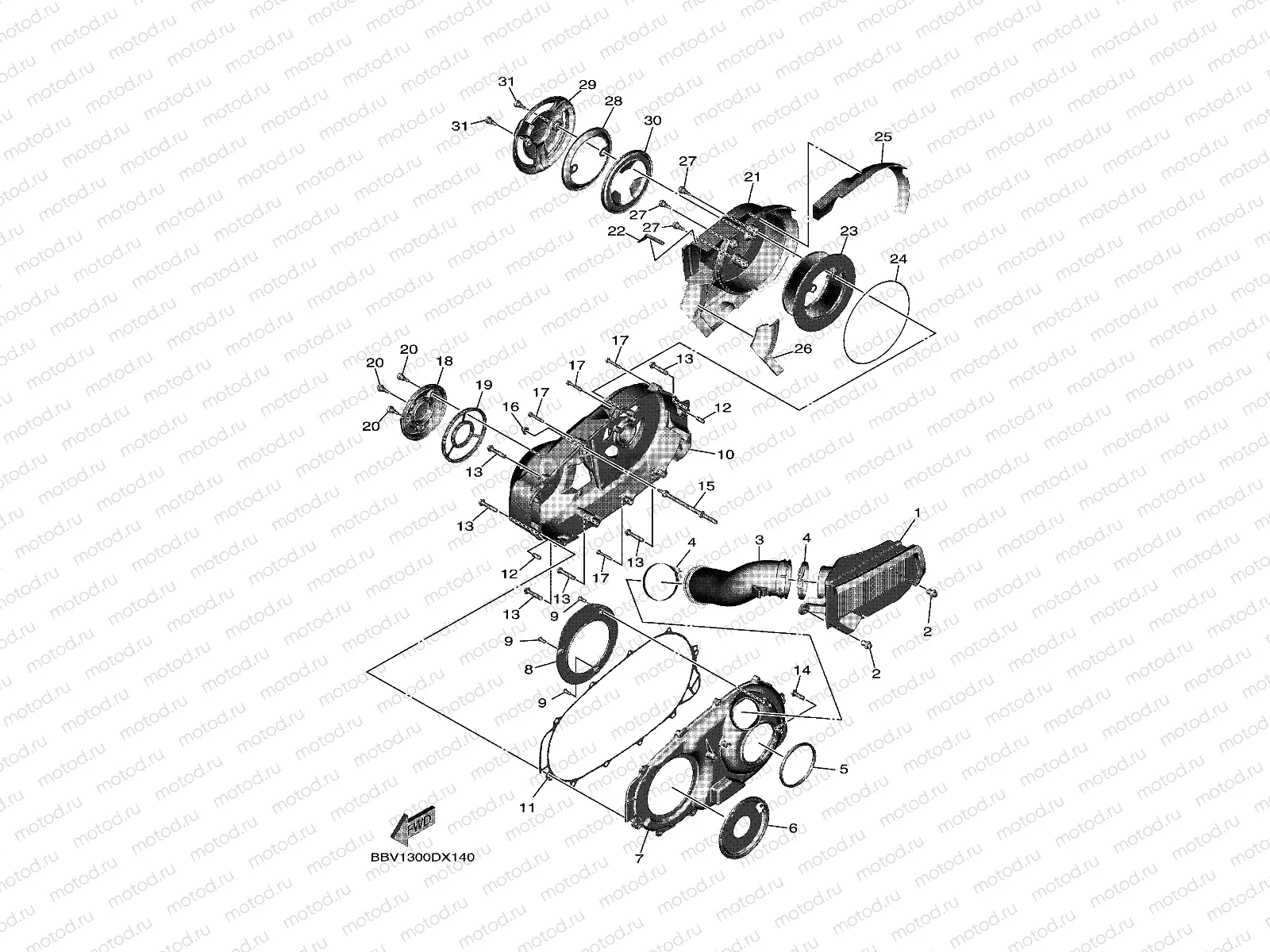 CRANKCASE COVER 2