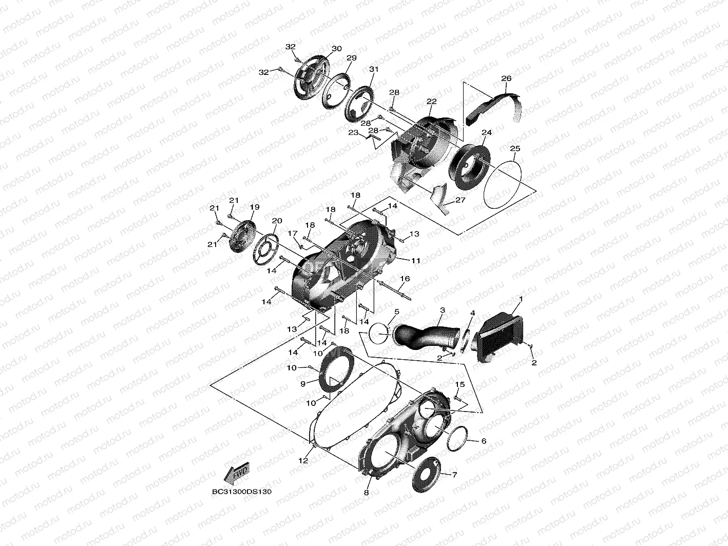 CRANKCASE COVER 2