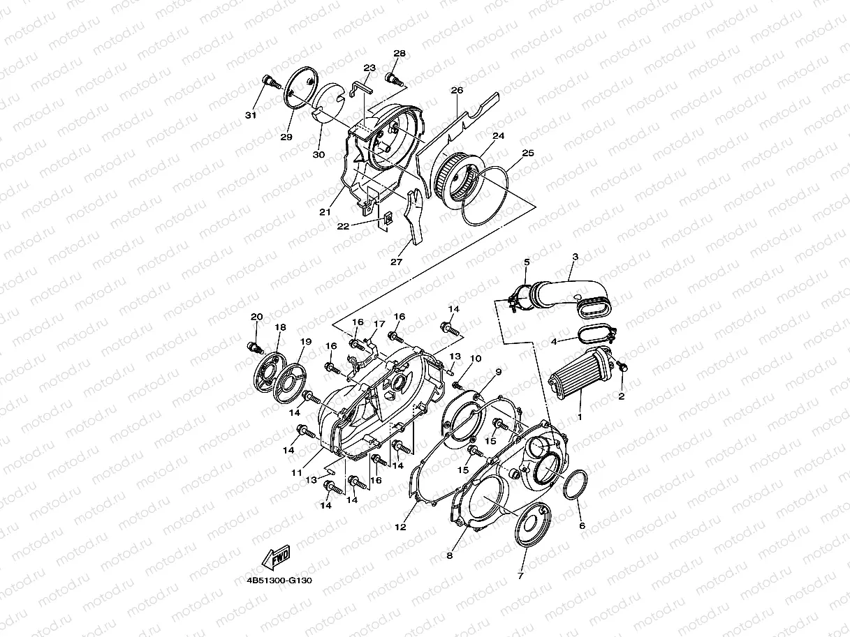 CRANKCASE COVER 2