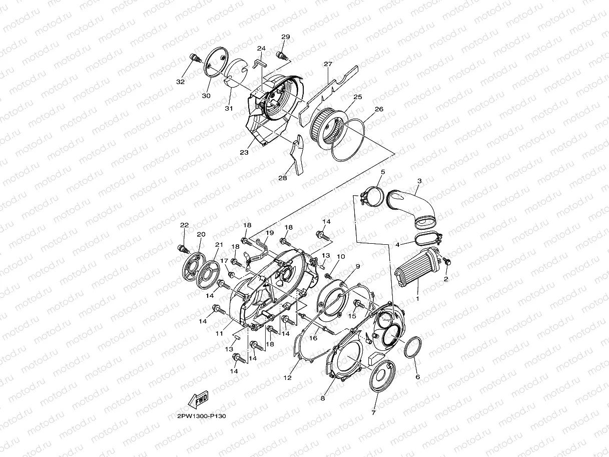 CRANKCASE COVER 2