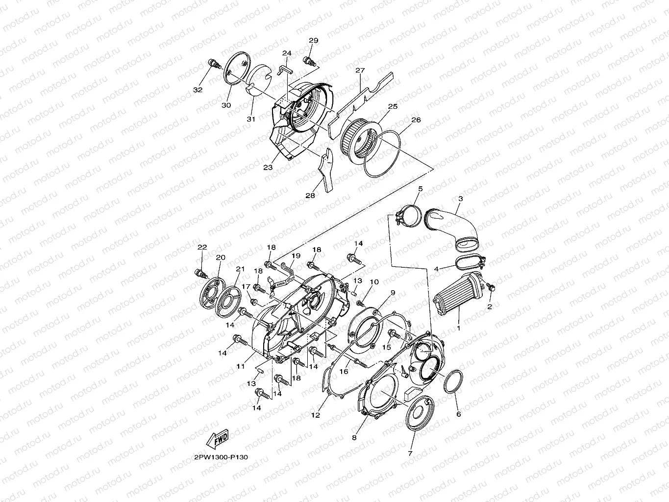CRANKCASE COVER 2
