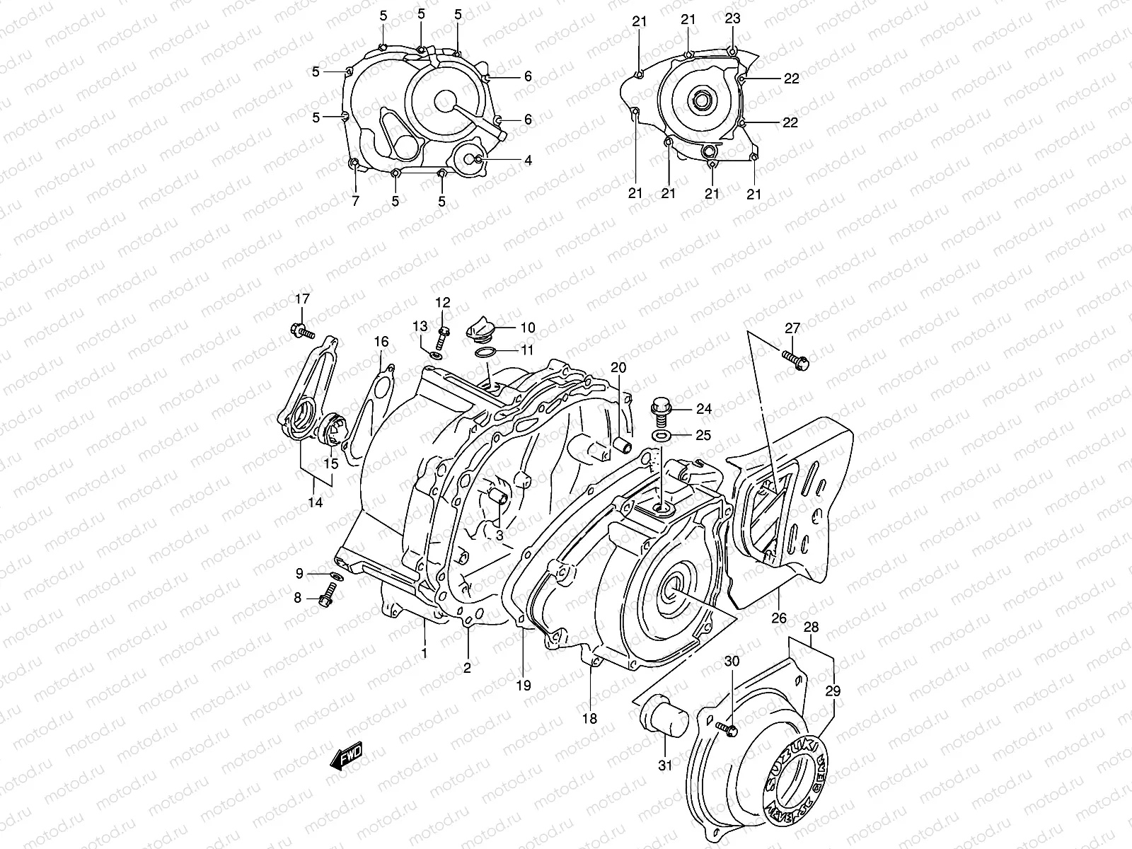 CRANKCASE COVER