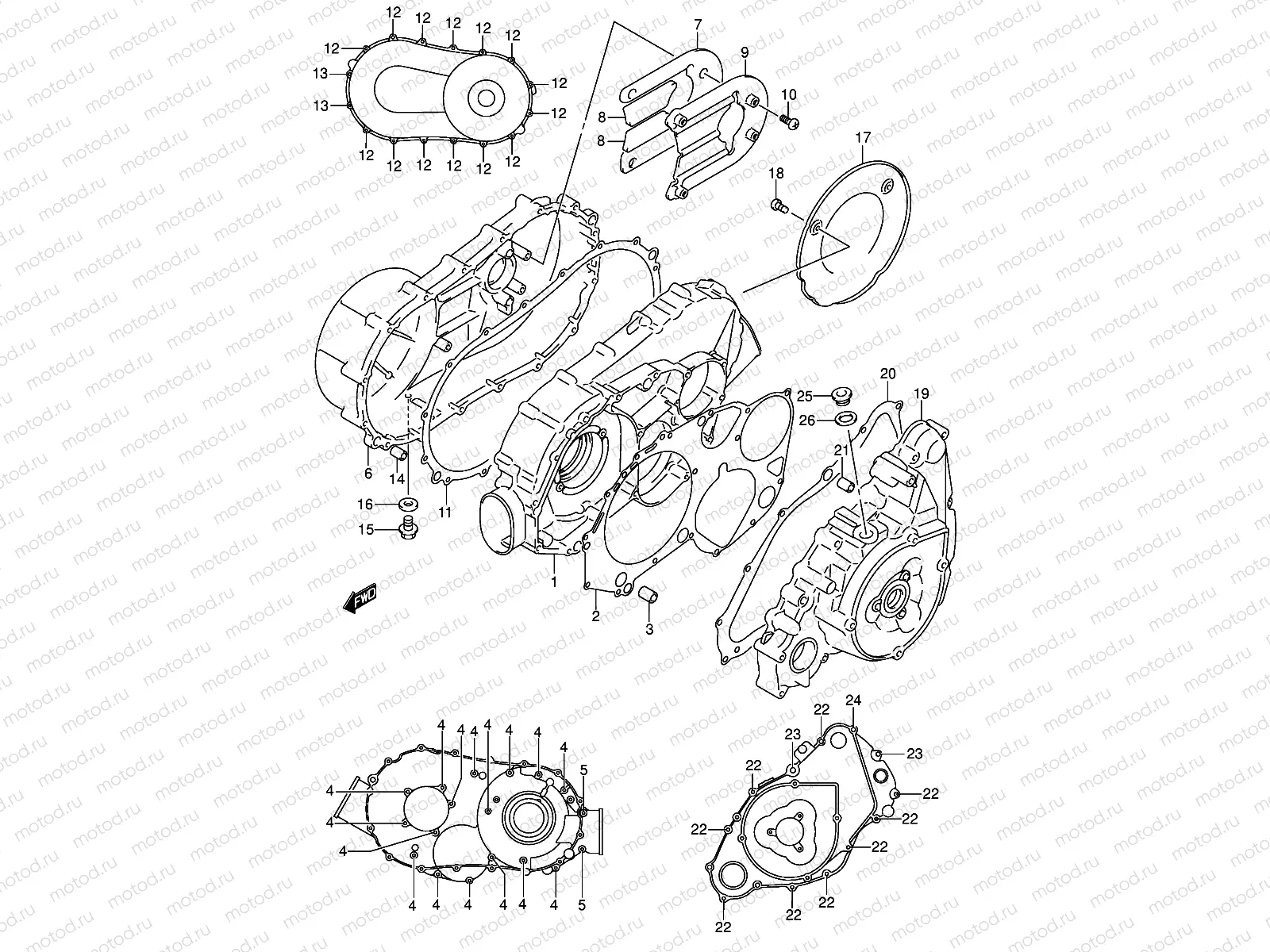 CRANKCASE COVER
