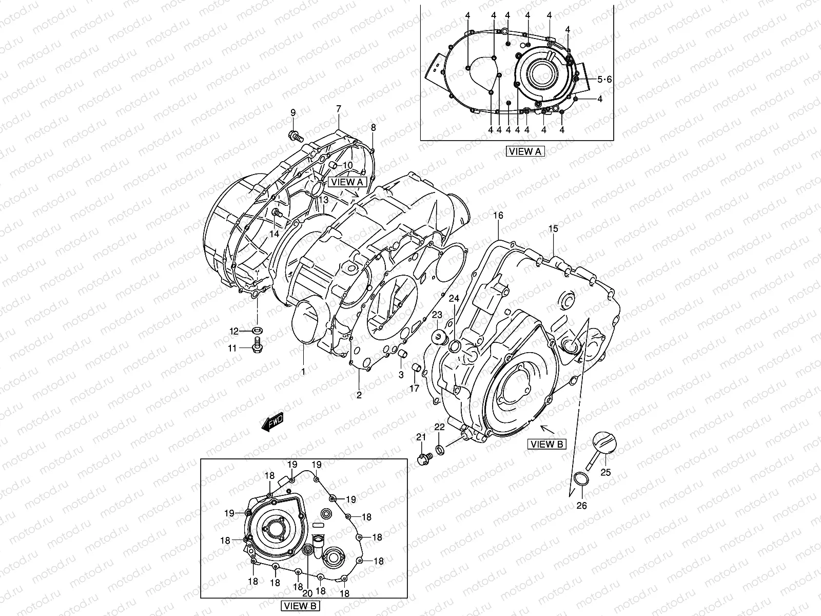 CRANKCASE COVER