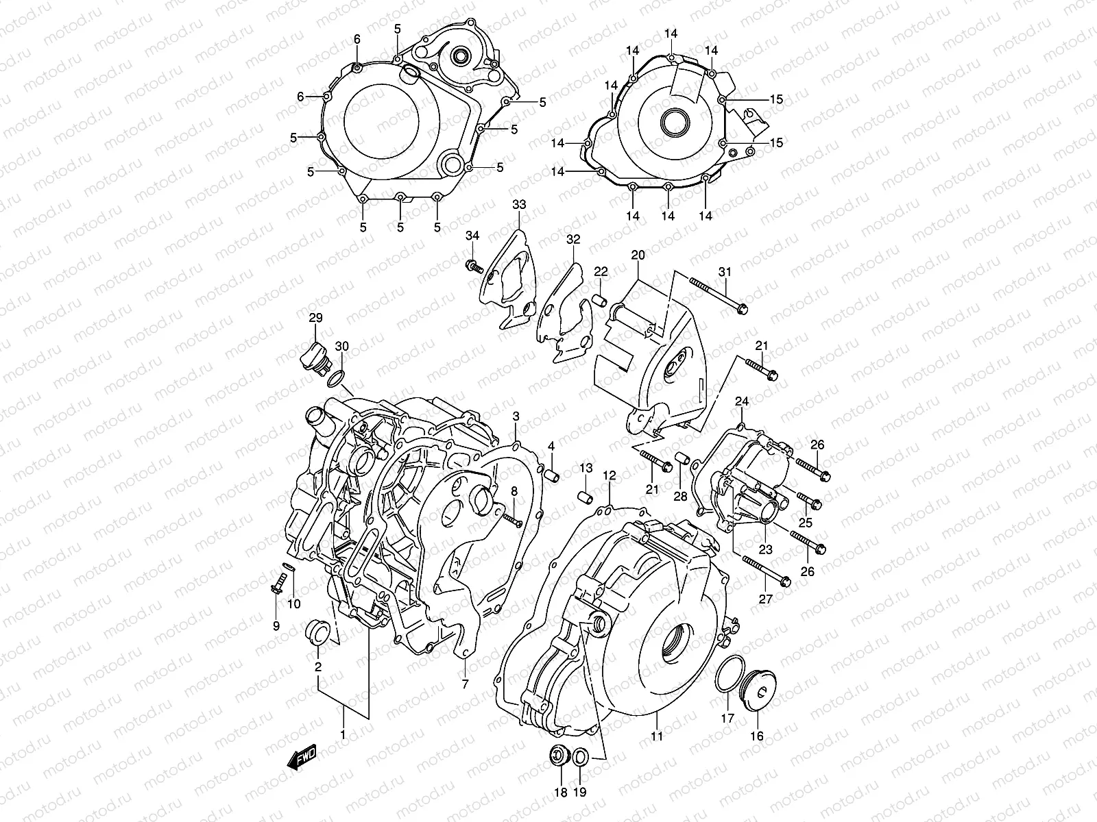 CRANKCASE COVER