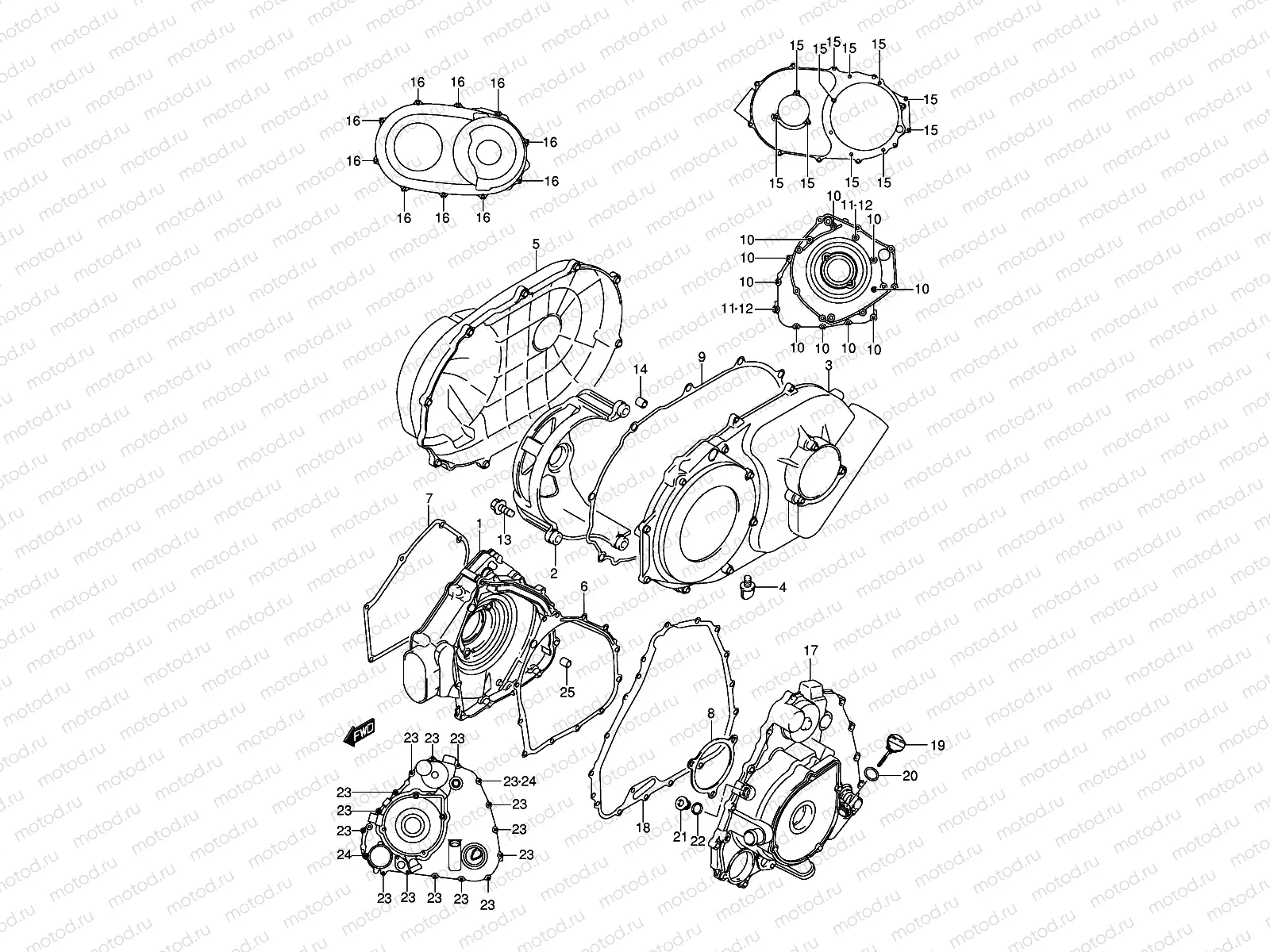 CRANKCASE COVER