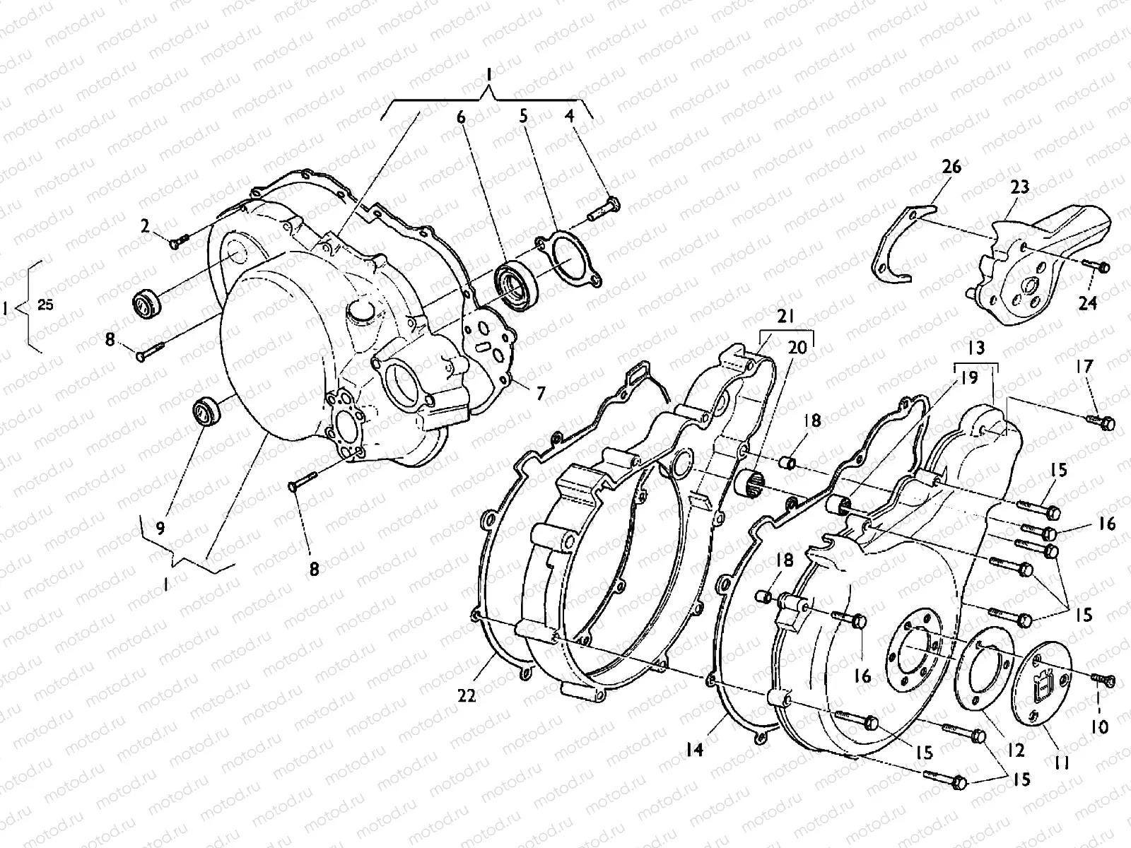 CRANKCASE COVERS