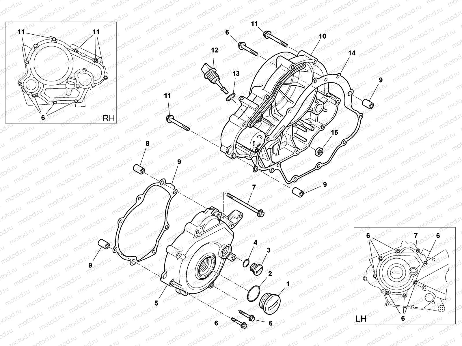 CRANKCASE COVERS
