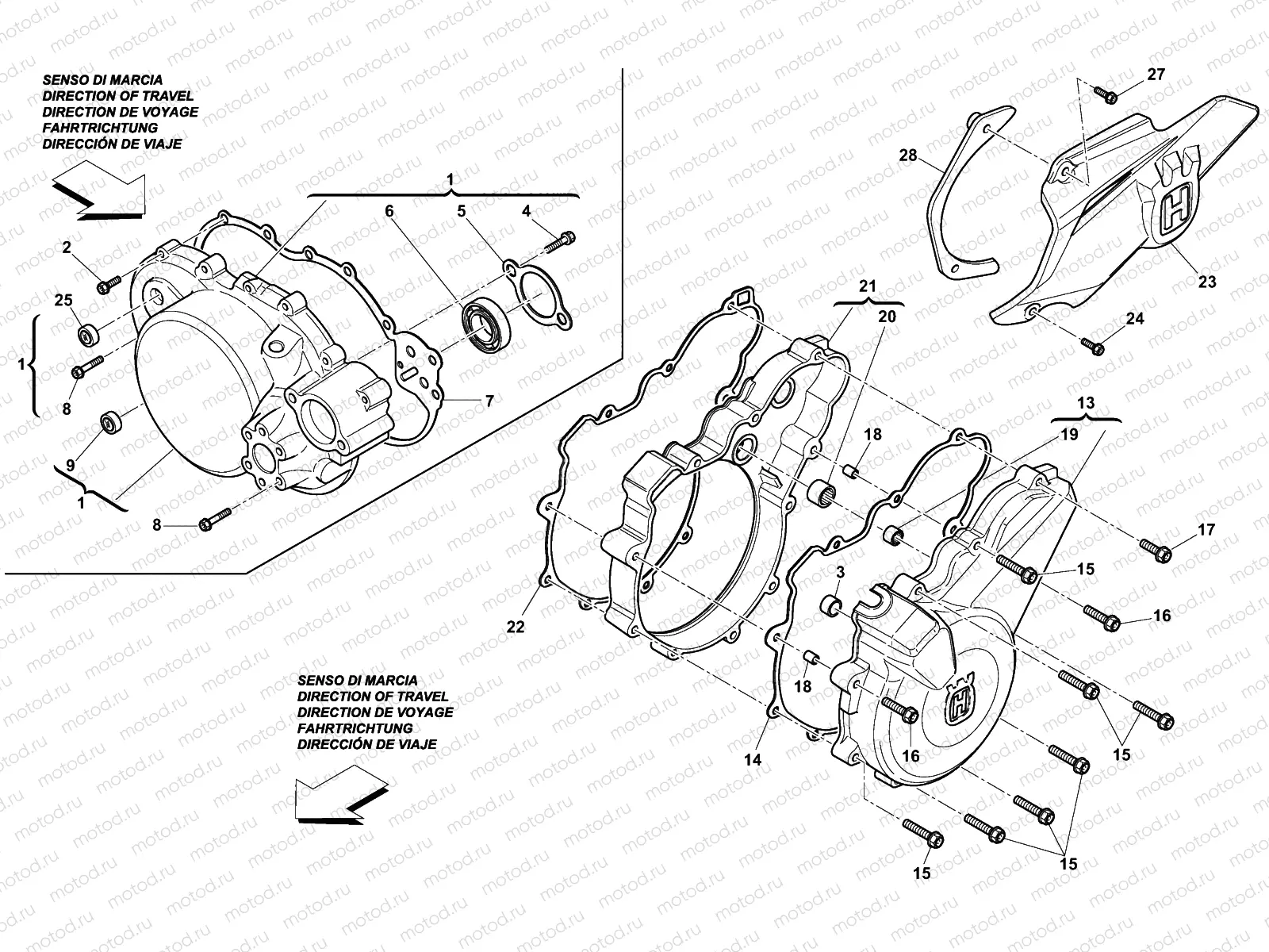 CRANKCASE COVERS