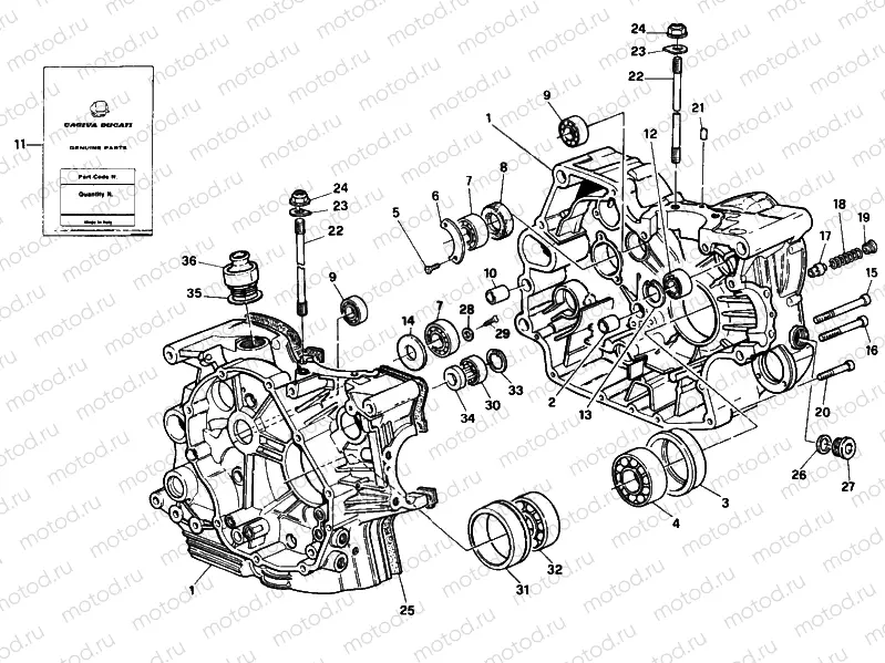 CRANKCASE » ENGINE CASE