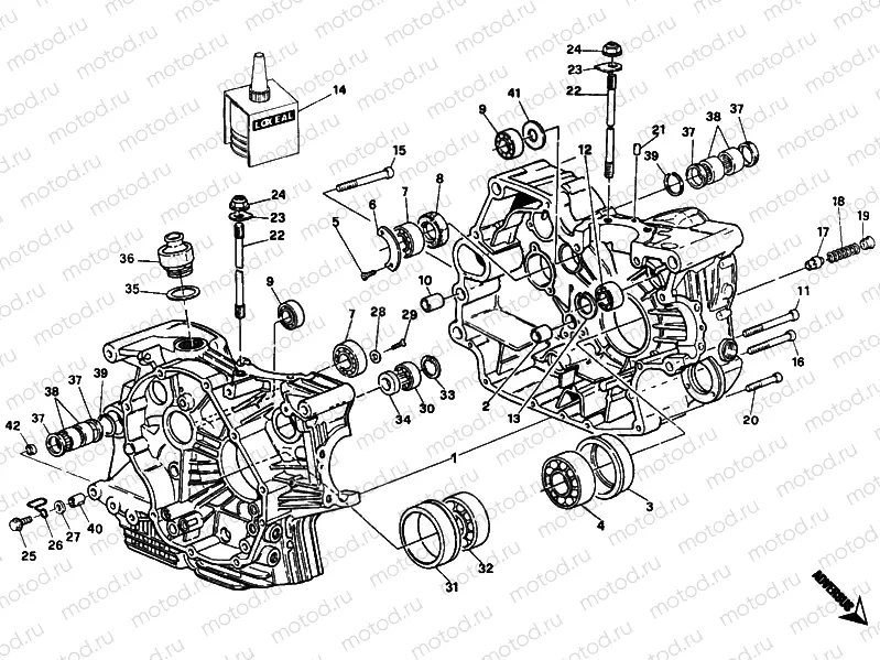 CRANKCASE » ENGINE CASE