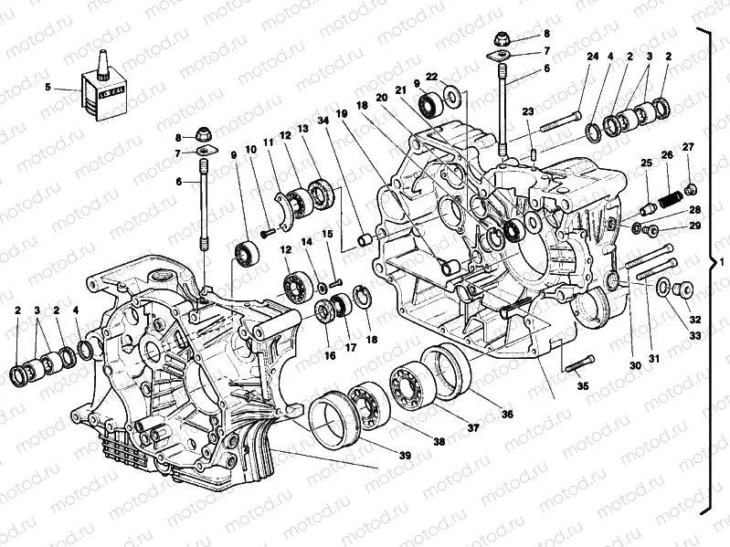 CRANKCASE » ENGINE CASE