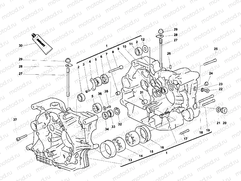 CRANKCASE » ENGINE CASE