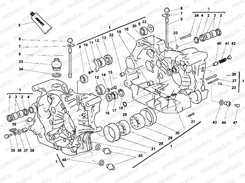 CRANKCASE » ENGINE CASE