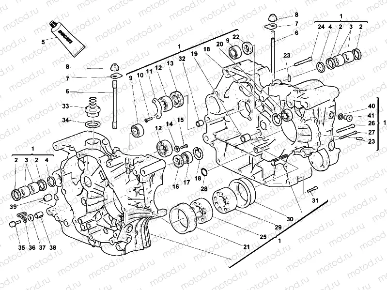 CRANKCASE » ENGINE CASE