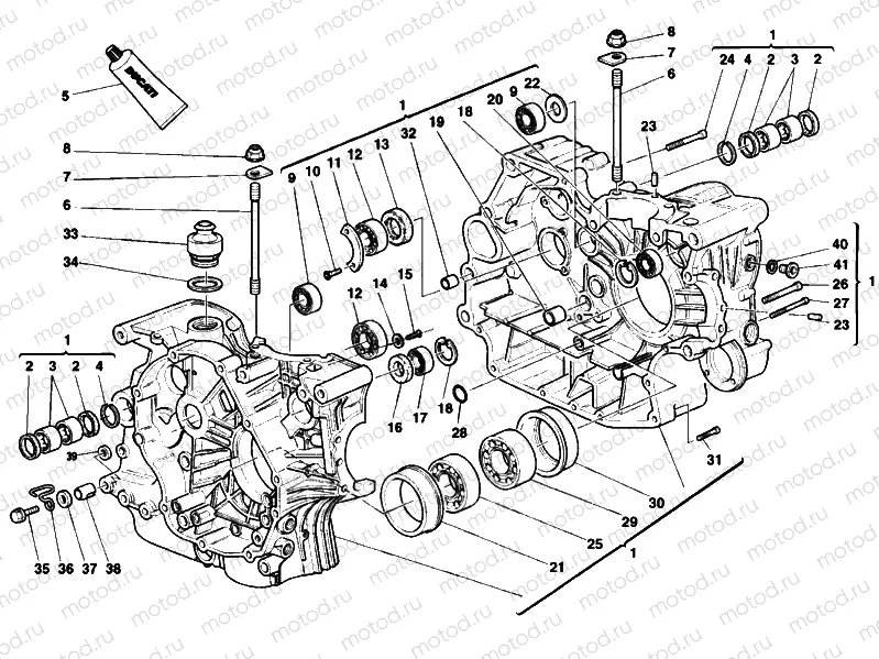 CRANKCASE » ENGINE CASE