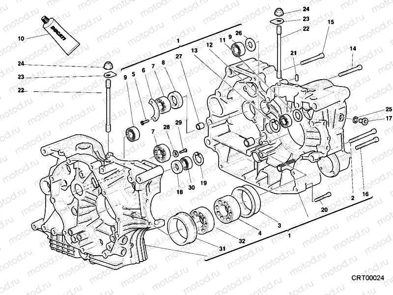CRANKCASE » ENGINE CASE