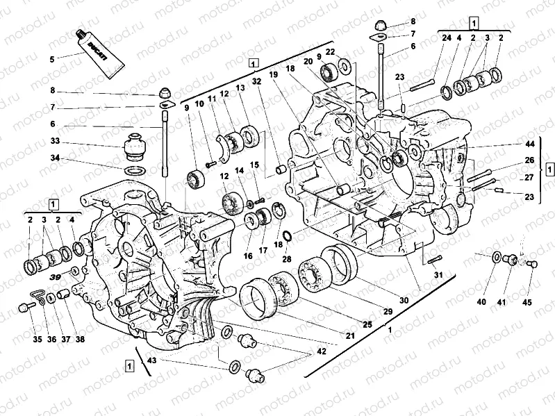 CRANKCASE » ENGINE CASE