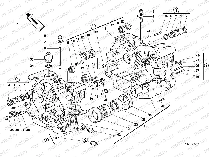 CRANKCASE » ENGINE CASE