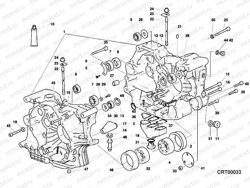 CRANKCASE » ENGINE CASE