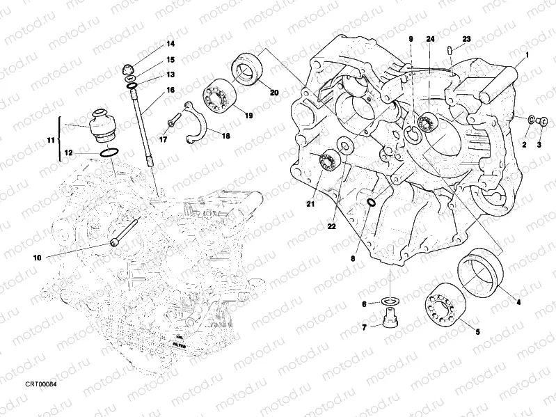 CRANKCASE » ENGINE CASE