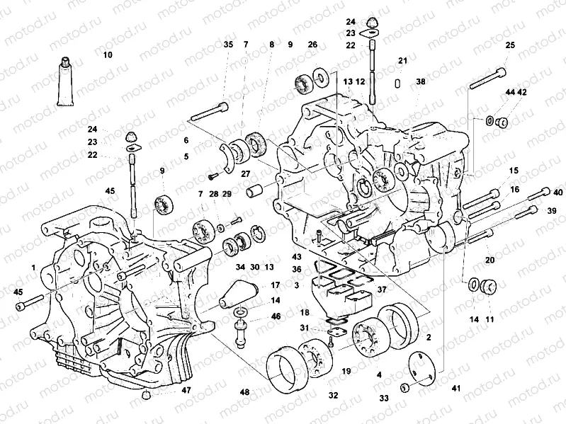 CRANKCASE » ENGINE CASE