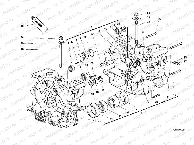 CRANKCASE » ENGINE CASE