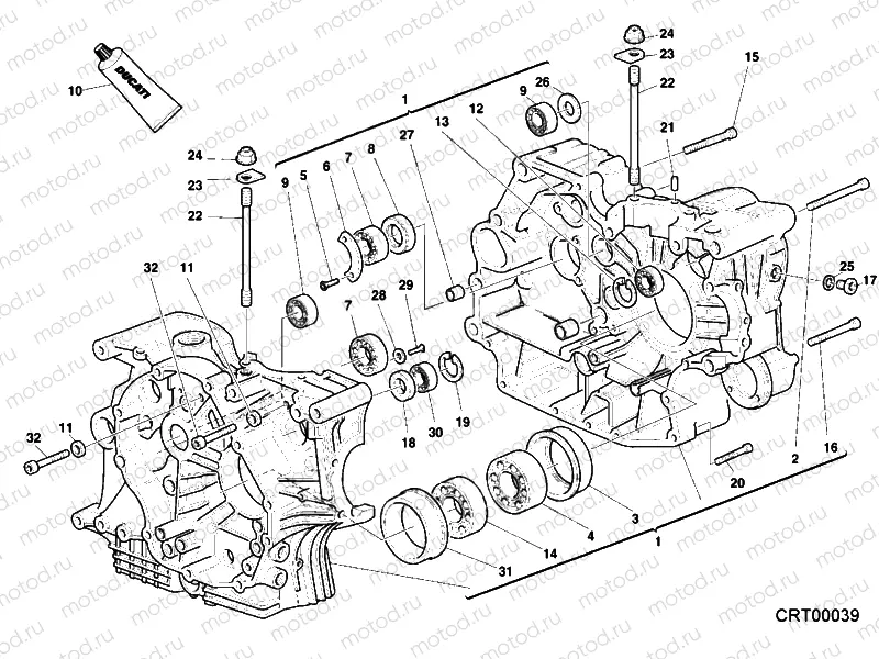 CRANKCASE » ENGINE CASE