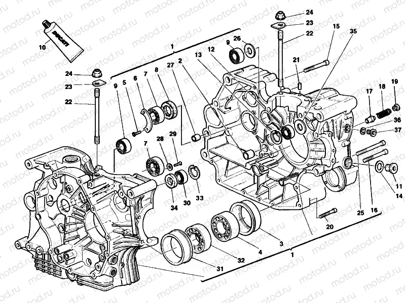 CRANKCASE » ENGINE CASE