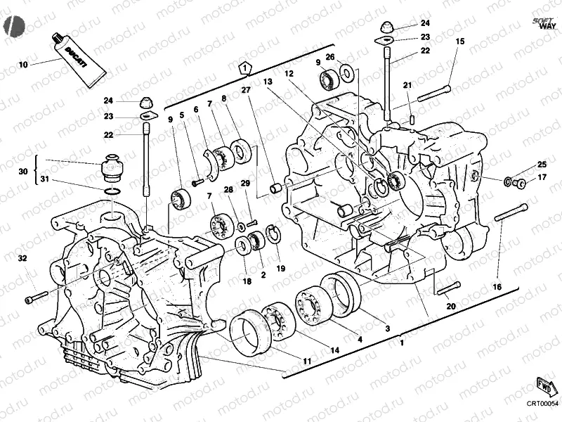 CRANKCASE » ENGINE CASE