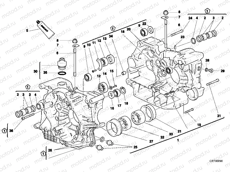 CRANKCASE » ENGINE CASE